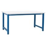 BenchPro Kennedy Series Workbench, Laminate Round Front Edge Top, Blue